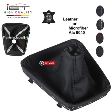 BMW 3er Reihe E36 Compact (1993 – 2000) Schaltknauf Schaltsack leder schaltmanschette mit rahmen