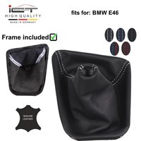 BMW 3 Series E46 (1999-2004) shift gear knob boot gaiter cover Alcantara leather