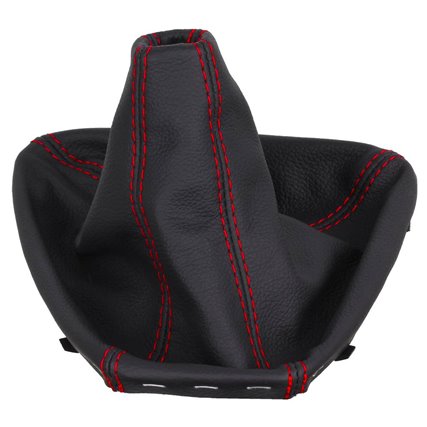 BMW Serie 3 E90 E91 E92 E93 (2007-2013) pomello del cambio pelle e cuffia con telaio di montaggio