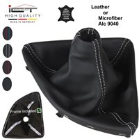 BMW 1 Series E87 E81 E82 E88 (2004 – 2011) pomello del cambio pelle e cuffia con telaio di montaggio