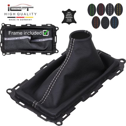 Ford Mustang 5 V Shelby, GT500, V6, GT, GT/H, Premium, BOSS (2005 - 2014) pomo de la palanca de cambios Alcantara cuero funda