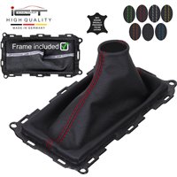 BMW X Reihe X3 E83 F25 (2004-2017) Schaltknauf Schaltsack leder schaltmanschette mit rahmen