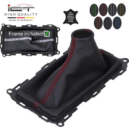 BMW Série X X3 E83 F25 (2004-2017) manopla de câmbio de couro coifa com moldura de montagem