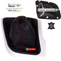 Peugeot Boxer Citroen Jumper Fiat Ducato (2006-2026) manopla de câmbio de couro coifa com moldura de montagem