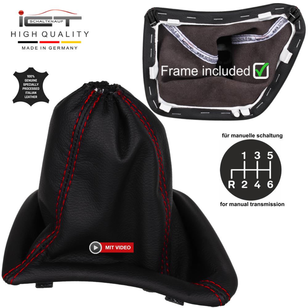 Mercedes Sprinter W906 VW Crafter 2E C1 (2006-2018) shift gear knob boot gaiter cover Alcantara leather