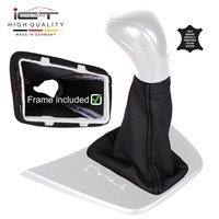 Mercedes Sprinter W906 VW Crafter 2E C1 (2006-2018) Automatic pomello del cambio pelle e cuffia con telaio di montaggio