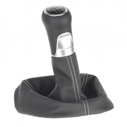 ict pommeau de vitesse avec coutures noires Porsche Boxster Typ 987