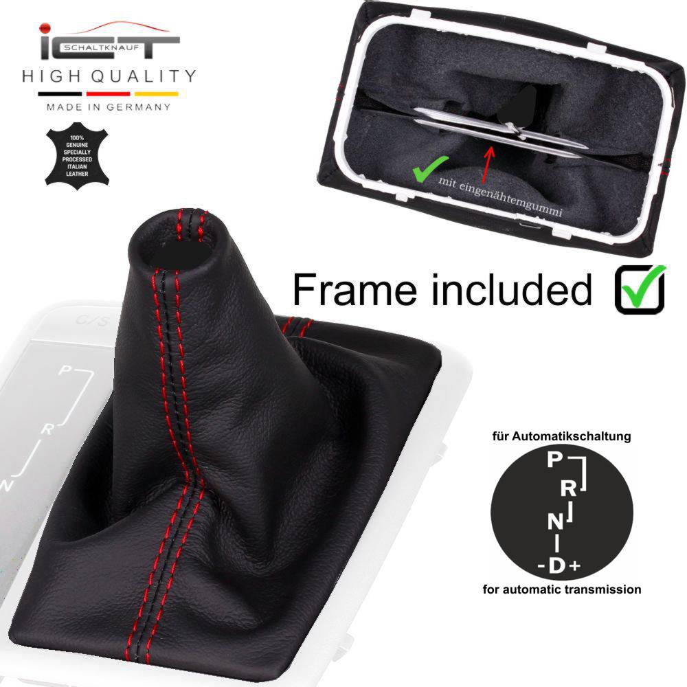 Mercedes Benz  SLK R171 (03/2004 - 03/2011) Automatic shift gear knob boot gaiter cover Alcantara leather