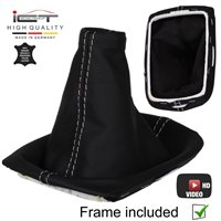 Volvo C30 C70 S40 V50 (2004-2013) pommeau de vitesse soufflet cuir Alcantara