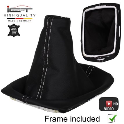 Volvo C30 C70 S40 V50 (2004-2013) pomello del cambio Alcantara pelle cuffia