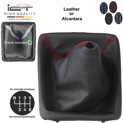 Mercedes Benz  SLK R171 (2004-2011) Manuel Schaltknauf Schaltsack Alcantara leder schaltmanschette