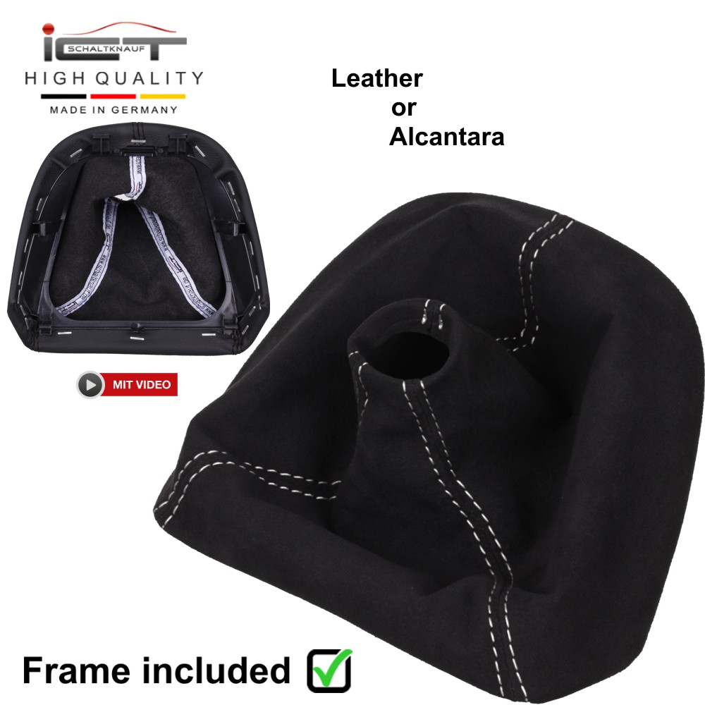 Porsche 911 Carrera  997 Boxster 987 Cayman (2004–2013) pomello del cambio Alcantara pelle cuffia