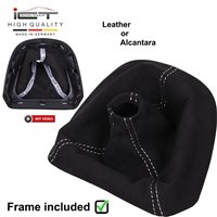 Porsche 911 Carrera  997 Boxster 987 Cayman (2004–2013) shift gear knob boot gaiter cover Alcantara leather