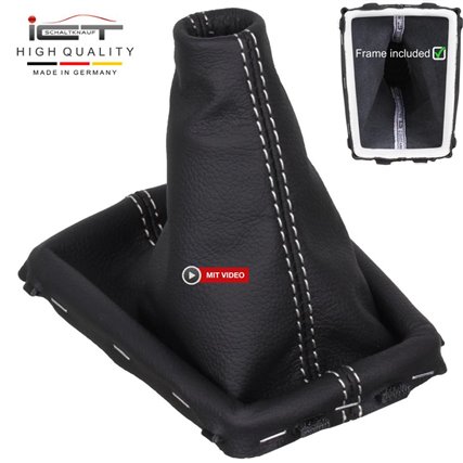 Volvo V70, S60, V60, XC70, S80 (2007-2015) shift gear knob boot gaiter leather mounting frame