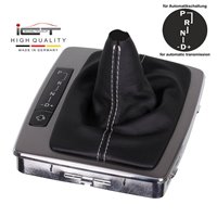 VW Bus T5 (2003–2015) Transporter Caravelle Multivan California pomo de la palanca de cambios Alcantara cuero funda