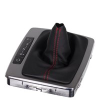 VW Bus T5 (2003–2015) Transporter Caravelle Multivan California pomello del cambio pelle e cuffia con telaio di montaggio