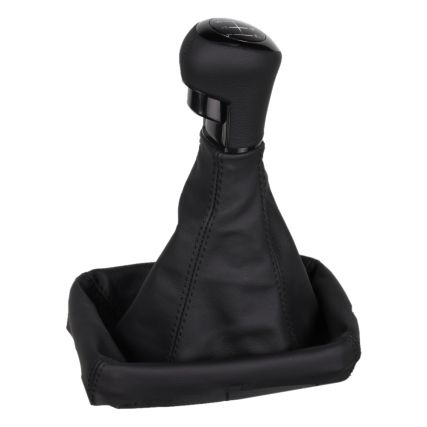 ict pomo de la palanca de cambios con costuras negras Opel Combo Vauxhall C