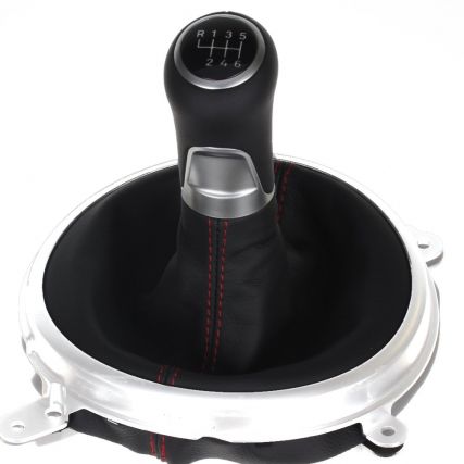 ict pomello del cambio con cuciture rosse Mazda CX7