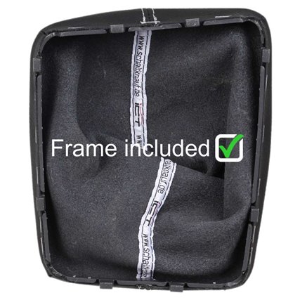 schaltmanschette unten rahmen ansicht VW Golf 7 MK7 GTI, GTD, R