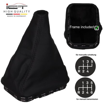 Mercedes C-Class W202 Estate S202 SLK R170 (1996–2000) shift gear boot gaiter cover Alcantara leather