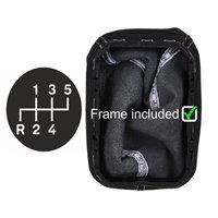 Mercedes Clase C W202 Familiar S202 SLK R170 (1996–2000) vista inferior de la funda de la palanca de cambios con cable