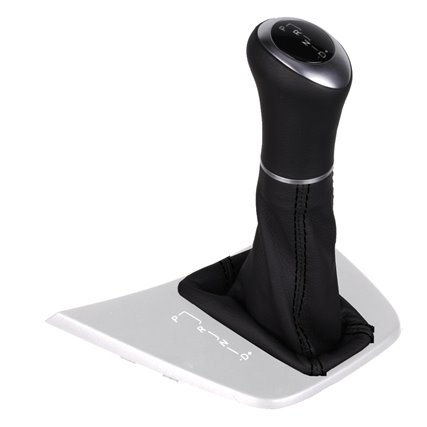 ict pomo de la palanca de cambios con costuras negras Mercedes Sprinter W906 VW Crafter 2E (2006-2018) Automático