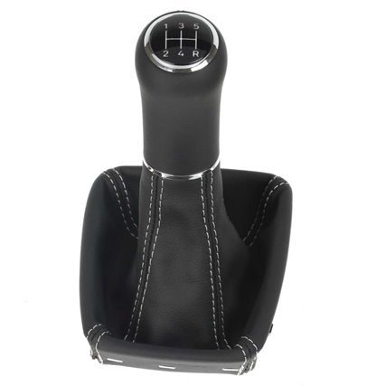 ict manopla de câmbio com costura cinza Seat Exeo Typ 3R (2008-2013)