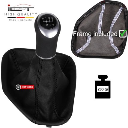 ict shift knob with black stitching BMW 5 Series E39 (1994-2004)