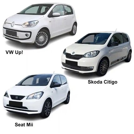 VW UP Seat Mii Skoda Citigo (2011-2020) imagem de carro