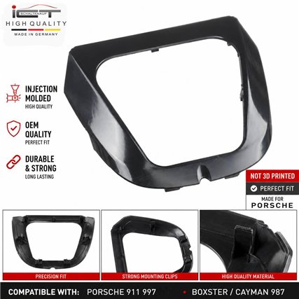 Porsche 911 Carrera  997 Boxster 987 Cayman (2004–2013) Gear Gaiter Frame Replacement