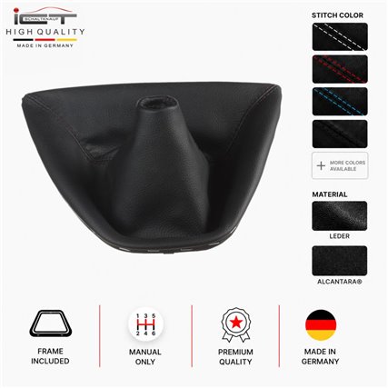 BMW X Reihe X5 E53 (1999-2006) Schaltsack Alcantara leder schaltmanschette