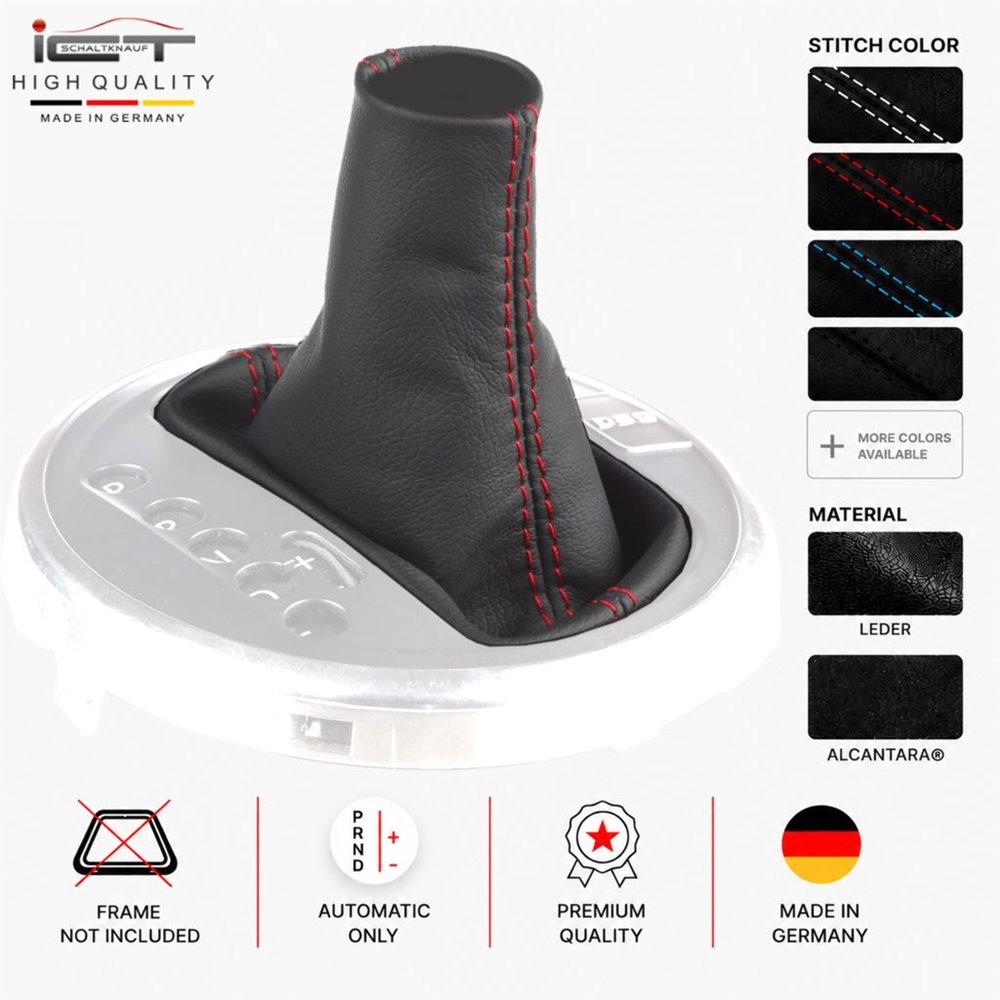 VW Bus T5 Transporter Multivan California DSG Automatik 2003-2015 Schaltsack Alcantara leder schaltmanschette