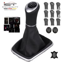 VW Golf 4 1J MK4 GTI Jetta 4 Bora R32 shift gear knob boot gaiter leather mounting frame