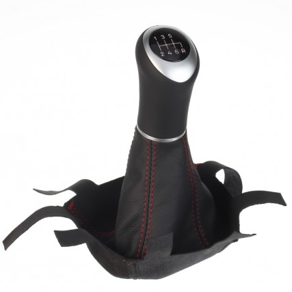 ict manopla de câmbio com costura vermelha Honda CR-V 3./4. Generation