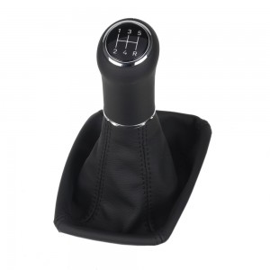 ict pomo de la palanca de cambios con costuras negras Mercedes Clase A W168 Vaneo W414