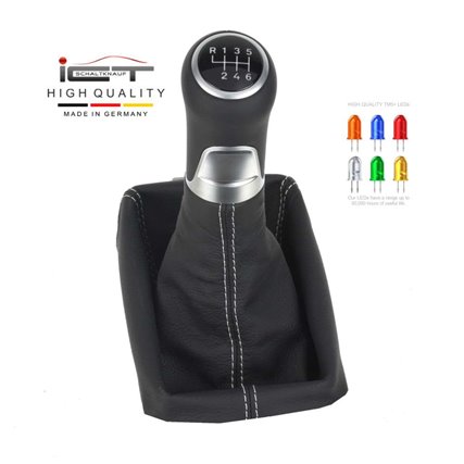 Mazda 6 Typ GJ GL shift gear knob boot gaiter cover Alcantara leather