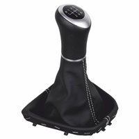 ict Schaltknauf mit graue Naht VW Caddy Typ 2K 2C