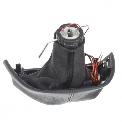 Porsche Cayman Typ 987c shift gaiter boot bottom view with cable