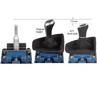 BMW E30 Série 3 soufflet de levier de vitesse vue de dessous