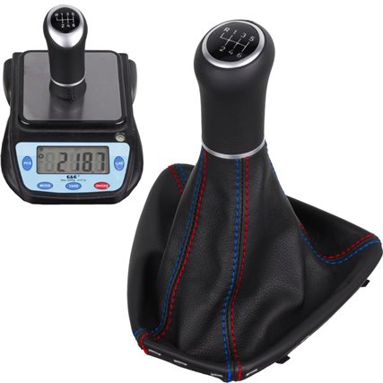 BMW E90 E91 E92 E93 Série 3 pommeau de vitesse cuir et soufflet avec cadre de montage