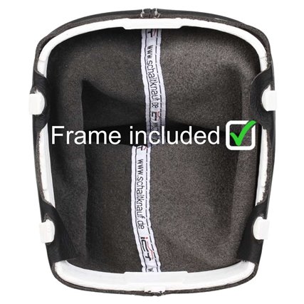 vista inferior da moldura da coifa Audi A1 A3 Q3 Typ 8X 8P 8U