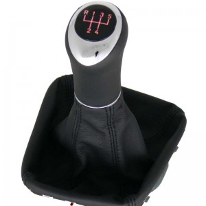 BMW E32 E34 Série 5 Série 7 pommeau de vitesse cuir et soufflet avec cadre de montage