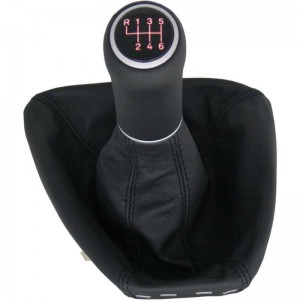 BMW E60 E61 5 Series Touring Facelift shift gear knob boot gaiter cover Alcantara leather