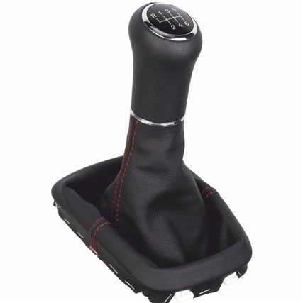 Ford Galaxy 1 WGR pomello del cambio pelle e cuffia con telaio di montaggio