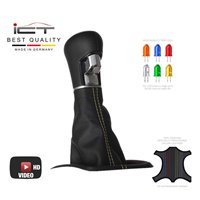 Renault Megane III 3 Schaltknauf Schaltsack leder schaltmanschette mit rahmen