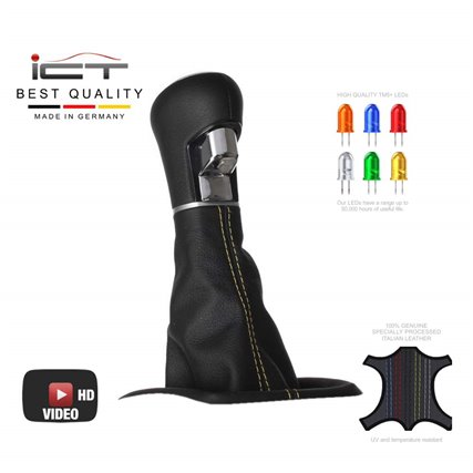 Renault Megane III 3 shift gear knob boot gaiter leather mounting frame