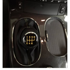 ict pommeau de vitesse avec coutures noires Chevrolet Corvette C5 C6