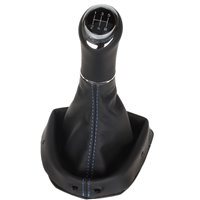 Peugeot 307 pomo de la palanca de cambios Alcantara cuero funda