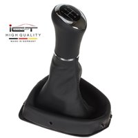 ict pomo de la palanca de cambios con costuras grises Peugeot 307