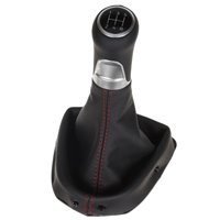 Peugeot 307 pomo de la palanca de cambios de cuero funda marco de montaje